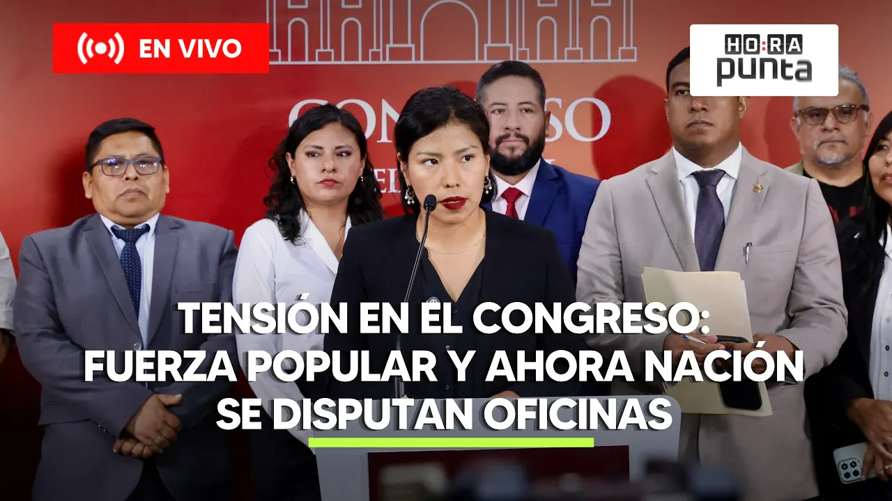 Reproducir: TENSIÓN EN EL CONGRESO: FUERZA POPULAR Y AHORA NACIÓN SE DISPUTAN OFICINAS | HORA PUNTA