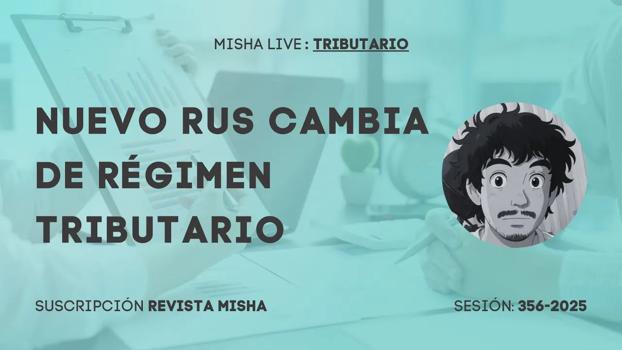 Reproducir: NUEVO RUS, CAMBIA DE REGIMEN TRIBUTARIO