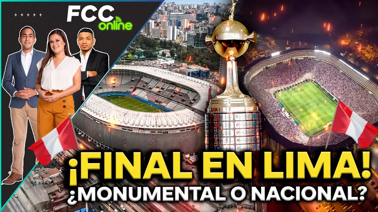Reproducir: 🔴#ENVIVO FINAL DE LIBERTADORES EN LIMA: ¿NACIONAL O MONUMENTAL? #FCCONLINE