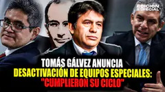 #EnVivo Tomás Gálvez anuncia el fin de equipos especiales Lava Jato, Eficcop y Cuellos blancos