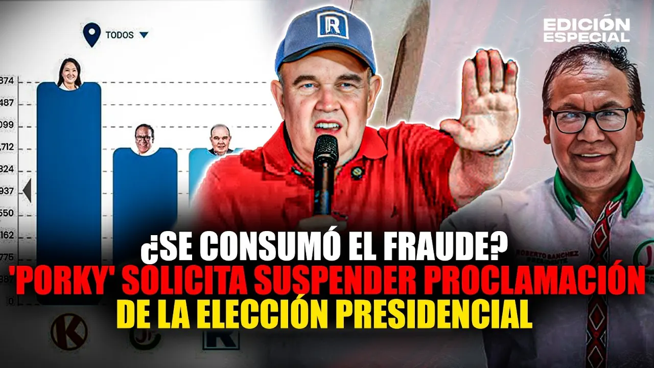 Reproducir: #EnVivo López Aliaga solicita suspender elección presidencial y nulidad de mesas que abrieron tarde