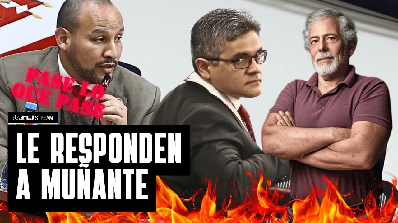 Reproducir: José Domingo Pérez y Gorriti le responden a Muñante; Molinelli va por la presidencia | PLQP