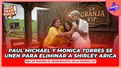 PAUL MICHAEL Y MONICA TORRES SE UNEN PARA ELIMINAR A SHIRLEY ARICA EN LA GRANJA VIP