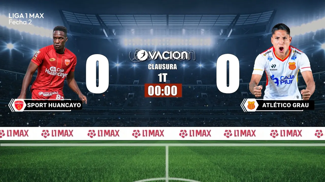 Reproducir: Sport Huancayo vs AT.GRAU por RADIO OVACION 🔴 #ENVIVO | LIGA 1 MAX