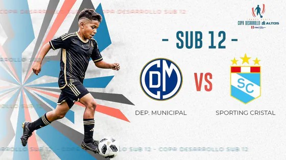 EN VIVO | DEP. MUNICIPAL VS SPORTING CRISTAL | COPA DESARROLLO SUB 12 ORO | CLAUSURA FECHA 1