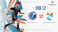 EN VIVO | DEP. MUNICIPAL VS SPORTING CRISTAL | COPA DESARROLLO SUB 12 ORO | CLAUSURA FECHA 1