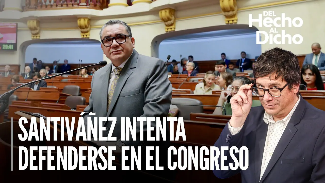 Reproducir: Santiváñez no se quiere ir y denuncia sabotaje | Del hecho al dicho con Jaime Chincha