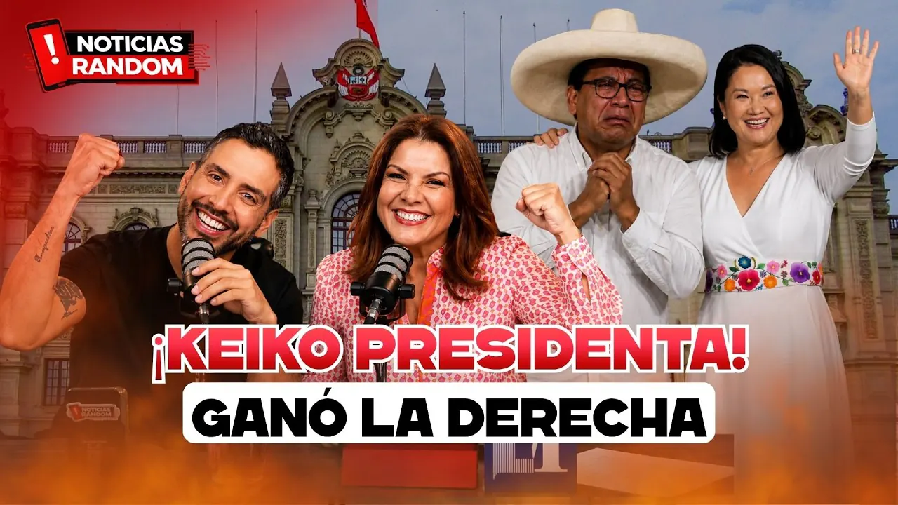 Reproducir: ¡KEIKO PRESIDENTA! GANÓ LA DERECHA - NOTICIAS RANDOM