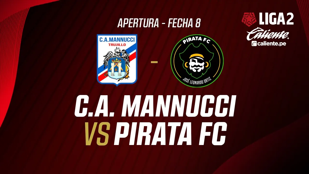 Reproducir: 🔴 EN VIVO | C.A MANNUCCI VS PIRATA FC | APERTURA LIGA 2| FECHA 8