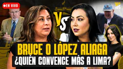 LÓPEZ ALIAGA VS. BRUCE: ¿QUIÉN LLEGA MEJOR PREPARADO A LA CAMPAÑA POR LIMA? | Versus