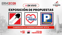 Candidatos al gobierno regional de Ica: Podemos Perú, Acción Popular, Somos Perú | Tu Decisión 2026