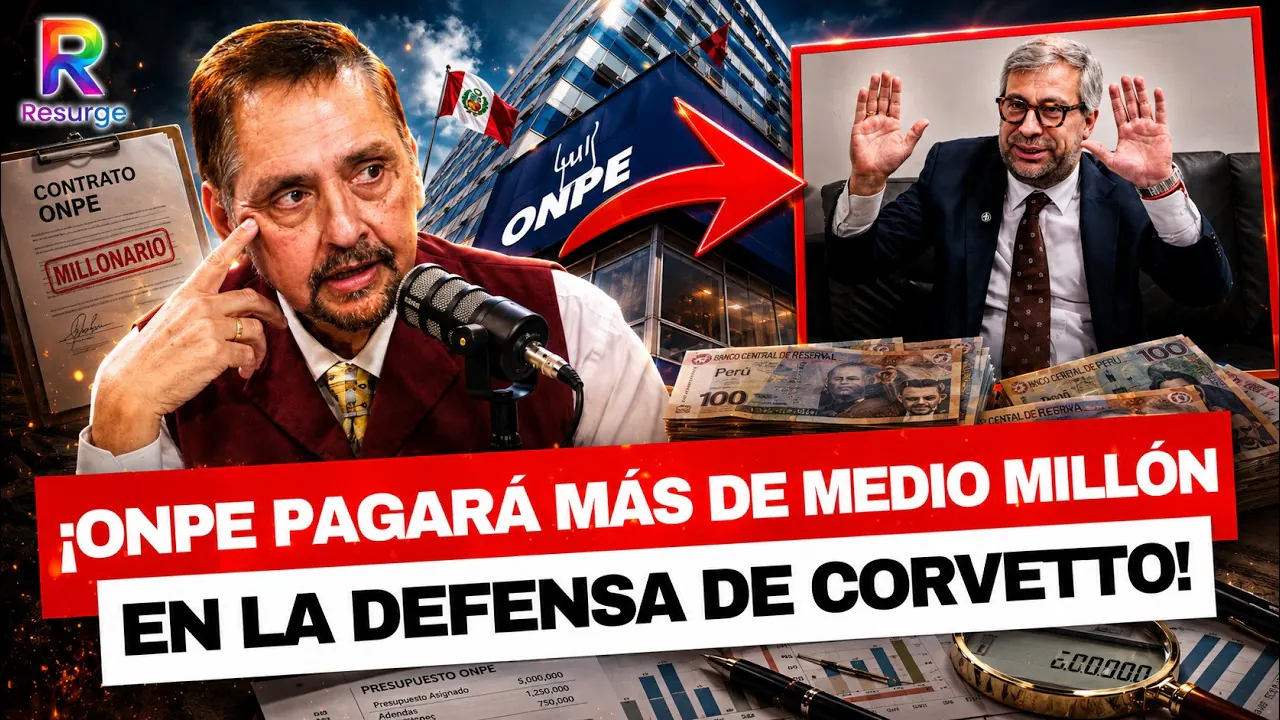 Reproducir: 🚨 ONPE BAJO LA LUPA: El millonario gasto en la defensa de Corvetto que indigna al país 🏛️💥