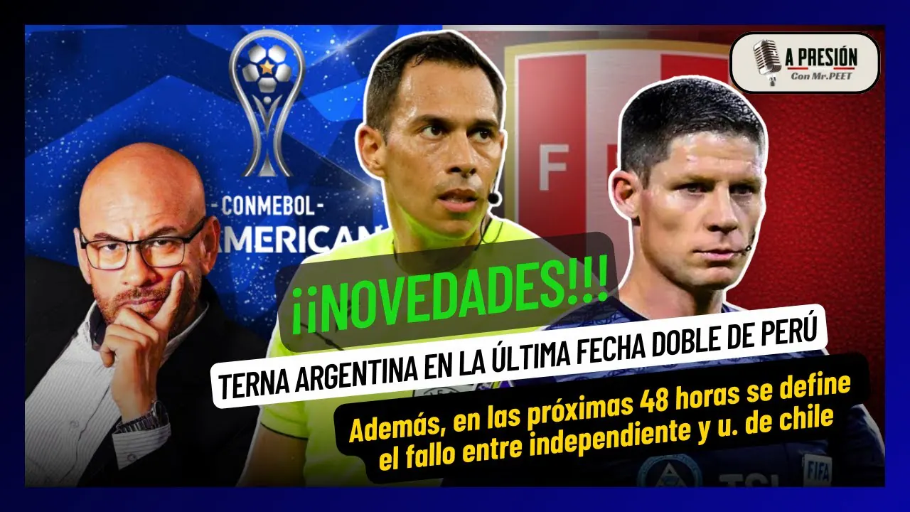Reproducir: Árbitros argentinos para fecha doble de eliminatorias