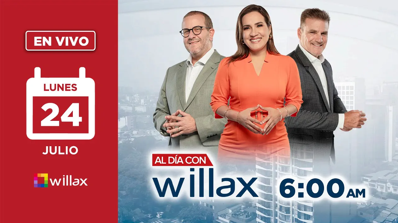 Reproducir: Willax en vivo - AL DÍA CON WILLAX - 24/08/2026 | Willax