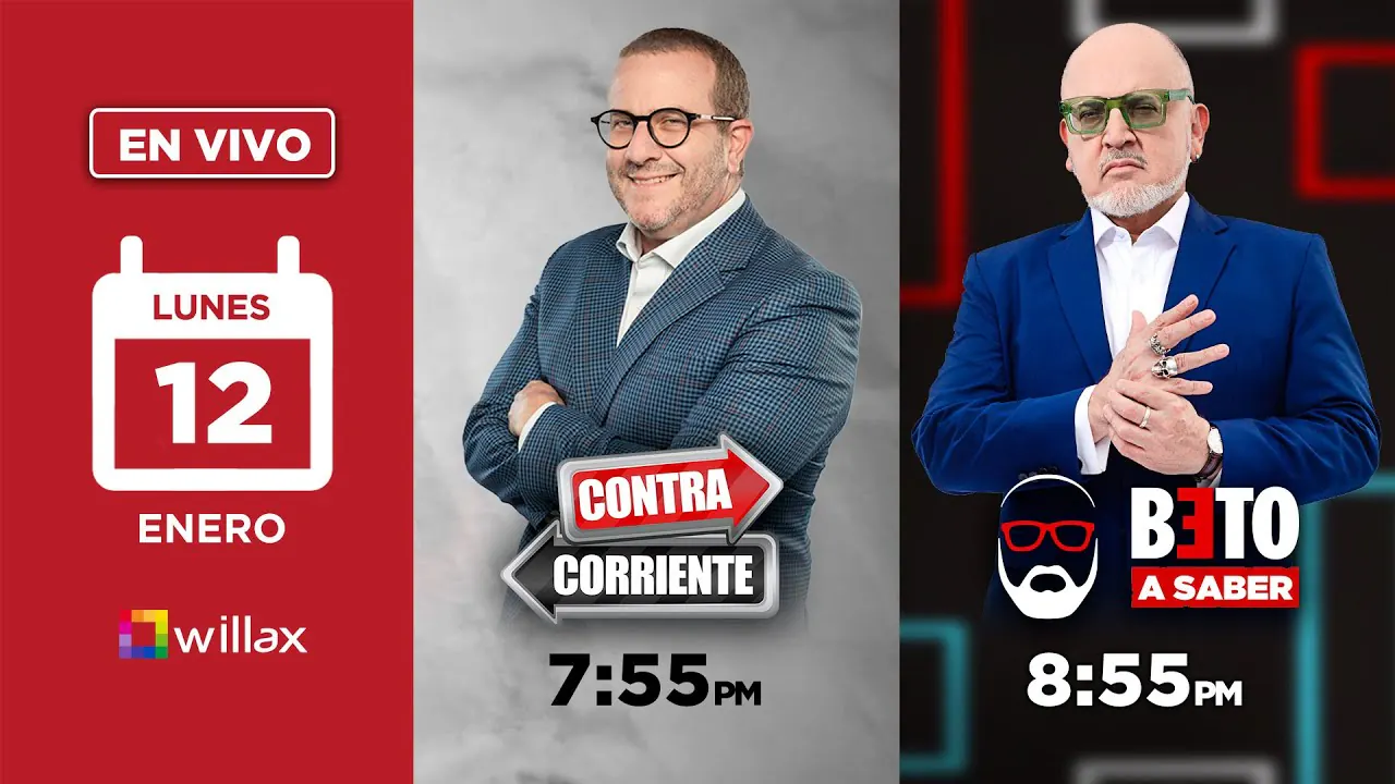 Reproducir: Willax en vivo - CONTRACORRIENTE - BETO A SABER - 12/01/2026 | Willax