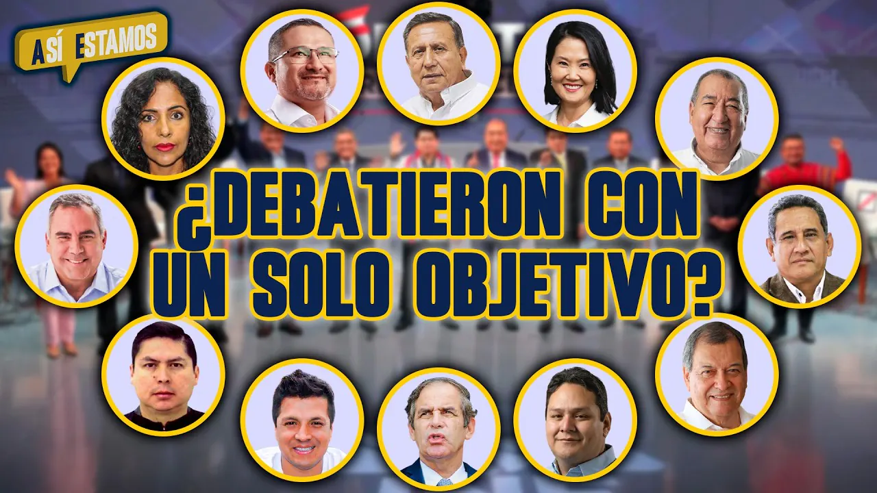 Reproducir: 🚨#ENVIVO | ¡TERCER FECHA DEL DEBATE PRESIDENCIAL! ¿YA HAY FAVORITOS? #ASÍESTAMOS