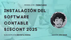 INSTALACIÓN DEL SOFTWARE CONTABLE SISCONT 2025