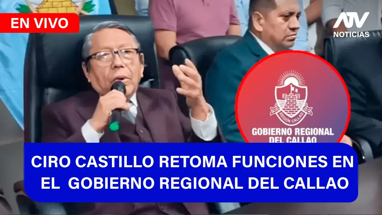 Reproducir: Fe de Erratas 📱🎙️| CIRO CASTILLO RETOMA FUNCIONES EN EL GOBIERNO REGIONAL DEL CALLAO - ATV+