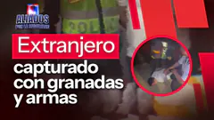 Alias Gringo capturado por la PNP: venezolano cae con granadas y armas | "Aliados por la seguridad"