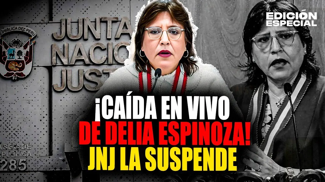 Reproducir: #EnVivo Delia Espinoza en su hora final: La JNJ decide su suspensión
