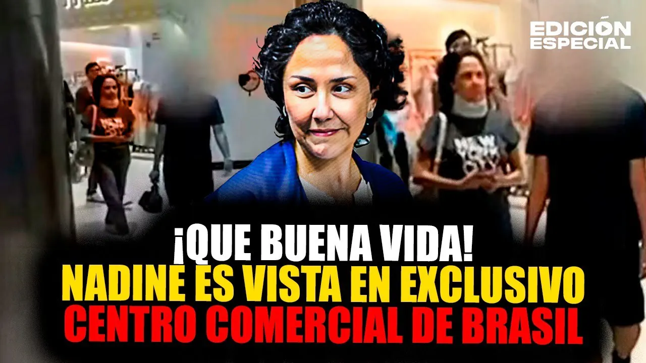 Reproducir: #EnVivo Nadine Heredia vista en exclusivo centro comercial en Brasil | La Opinión de Diego Acuña