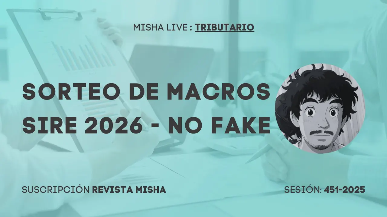 Reproducir: SORTEO DE MACROS SIRE 2026 - NO FAKE
