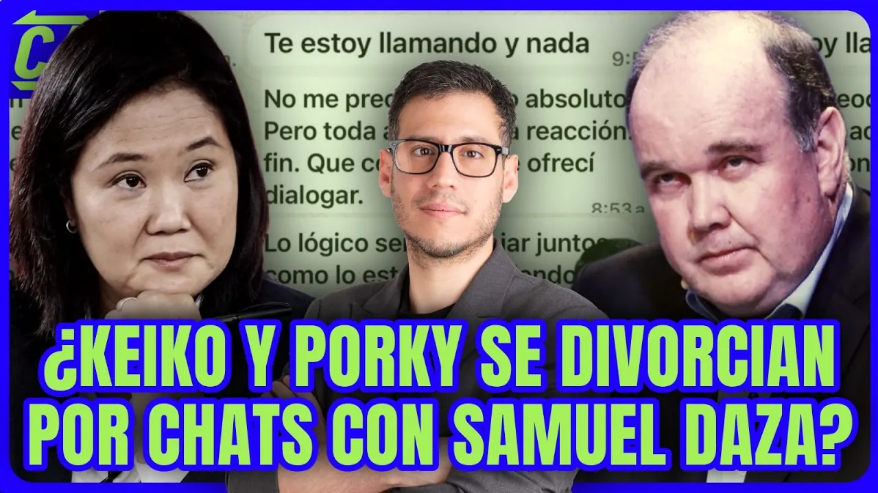 Reproducir: LOS REVELADORES CHATS ENTRE LÓPEZ ALIAGA Y SAMUEL DAZA | #ContraAtaque 24/09