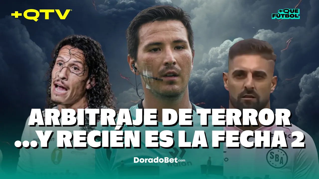 Reproducir: EL CUESTIONADO ARBITRAJE DE LA FECHA 2 DE LA LIGA 1 | MÁS QUE FÚTBOL | +QTV