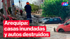 Caos en Arequipa: casas inundadas y autos destruidos | #EnVivoLR
