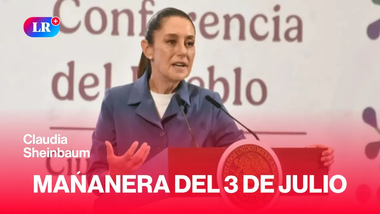 Reproducir: 🔴 CLAUDIA SHEINBAUM en la MAÑANERA de HOY 3 de julio de 2025 | #EnDirectoLR