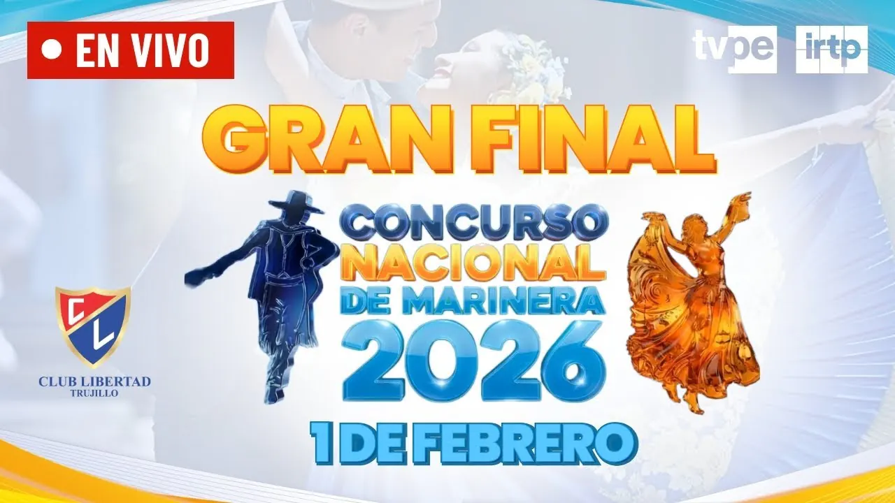 Reproducir: Gran Final del Concurso Nacional y Mundial de Marinera 2026 EN VIVO | Campeón de Campeones | TVPerú