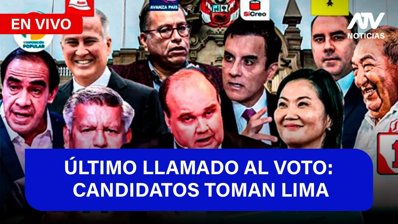 Reproducir: Fe de Erratas: EL ÚLTIMO LLAMADO AL VOTO: CANDIDATOS TOMAN LIMA Y REGIONES - ATV+