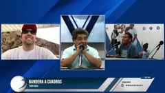 BANDERA A CUADROS EN VIVO POR RADIO OVACION