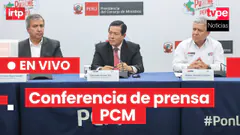 Premier Eduardo Arana y ministros de Estado ofrecen conferencia de prensa hoy 28 de mayo del 2025