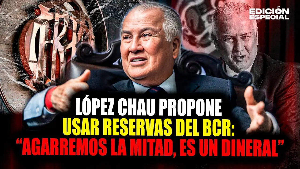 Reproducir: #EnVivo López Chau proponer usar reservas del BCR: "agarremos la mitad, es un dineral"