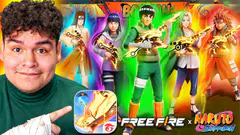 JUGANDO LA NUEVA ACTUALIZACION DE NARUTO en Free Fire #freefire