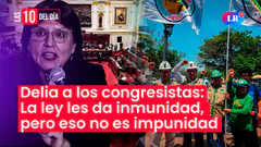 Inhabilitan a Delia Espinoza por 10 años y Congreso amplía Reinfo minero hasta 2026 | #las10deldía