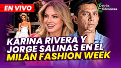 EN VIVO - KARINA RIVERA Y JORGE SALINAS EN EL MILÁN FASHION WEEK – Panamericana TV