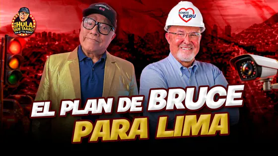 El plan de CARLOS BRUCE para la alcaldía de LIMA | HOLA QUE TAL