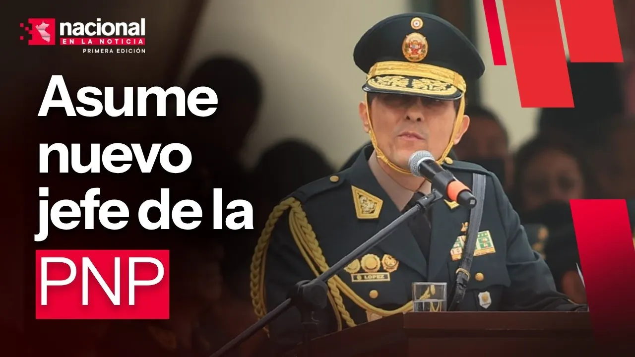 Reproducir: Nuevo jefe PNP prioriza investigación e inteligencia|"Nacional en la Noticia"|EN VIVO 17/09/2026