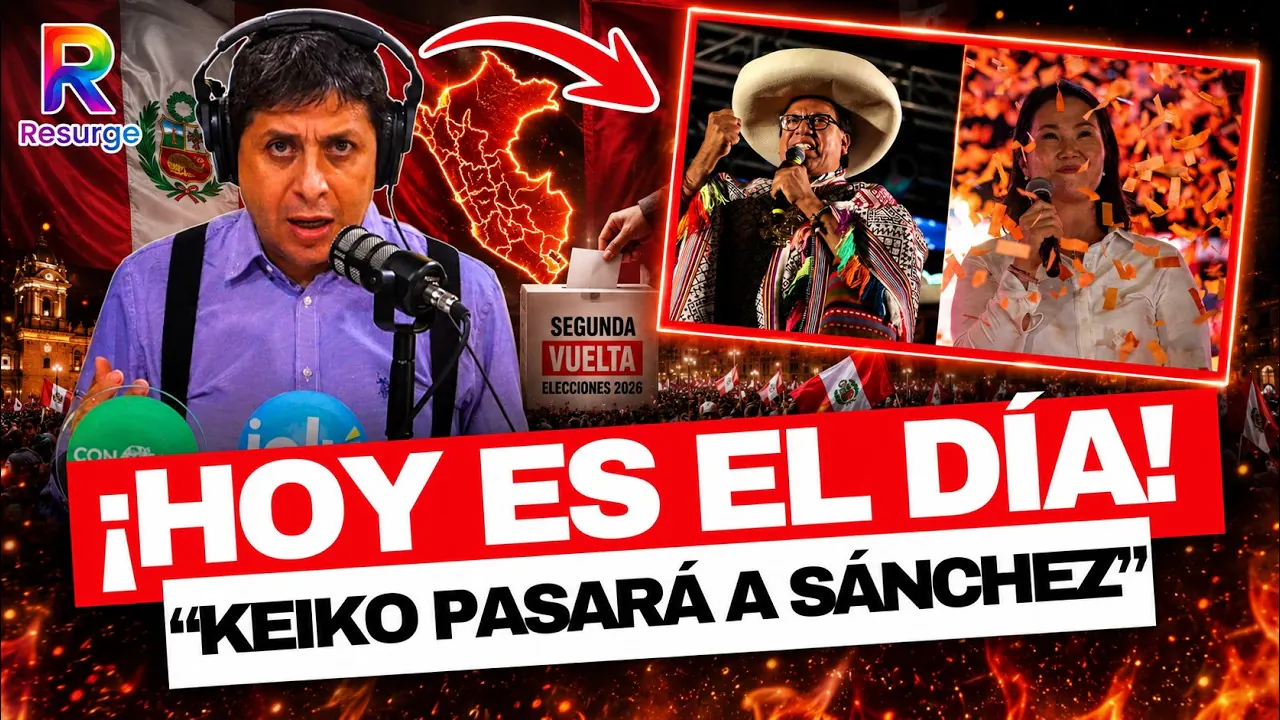 Reproducir: 🚨 ¿SE VIENE LA REMONTADA DE KEIKO? SÁNCHEZ QUEJÁNDOSE Y EL PERÚ EN VILO POR LAS ELECCIONES 🔥
