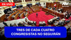 Fe de Erratas: TRES DE CADA CUATRO CONGRESISTAS NO SEGUIRÁN EN EL PARLAMENTO BICAMERAL - ATV+