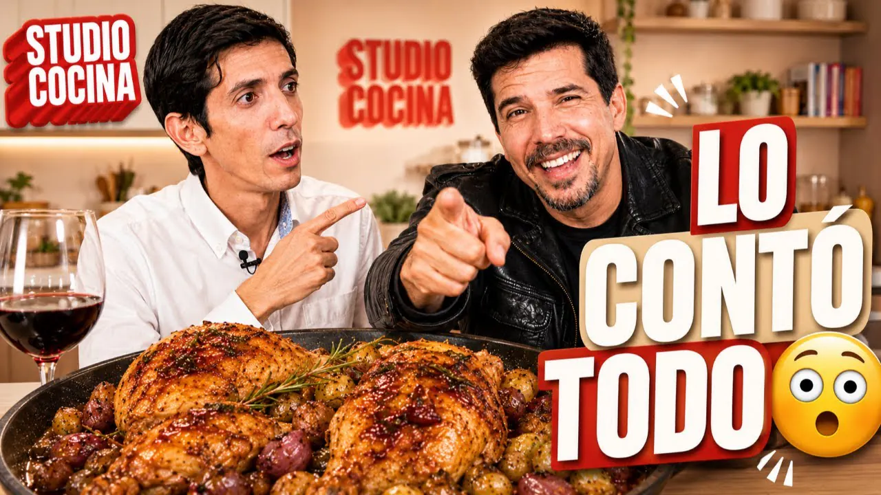 Reproducir: 😂 EL FLACO GRANDA LO CONTÓ TODO... ENTRE COPAS Y POLLO AL VINO 🍷 | Studio Cocina