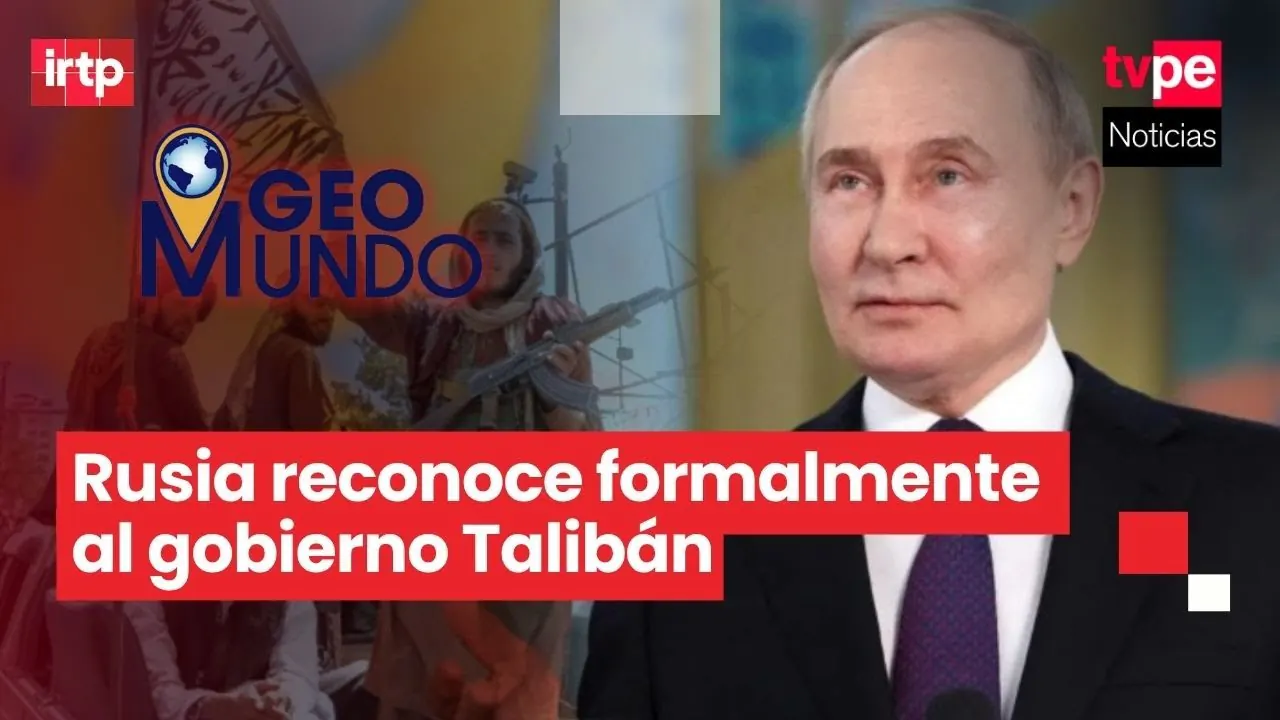 Reproducir: Rusia reconoce formalmente al gobierno Talibán de Afganistán | 🌎 "Geomundo" EN VIVO