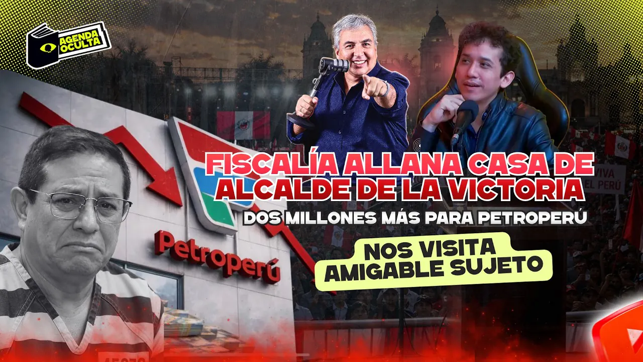 Reproducir: FISCALÍA ALLANA CASA DE ALCALDE DE LA VICTORIA - AGENDA OCULTA