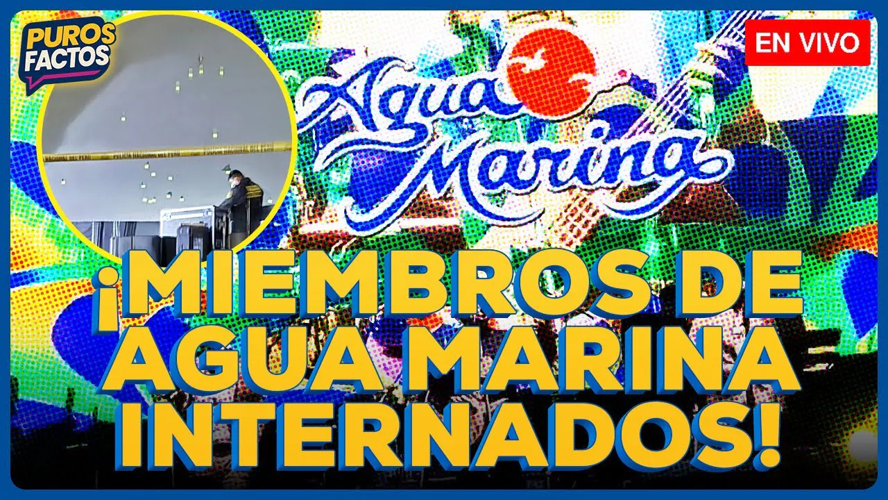 Reproducir: 🚨 #ENVIVO | 4 INTEGRANTES DE AGUA MARINA HERIDOS EN ATAQUE ARMADO DURANTE CONCIERTO #PUROSFACTOS