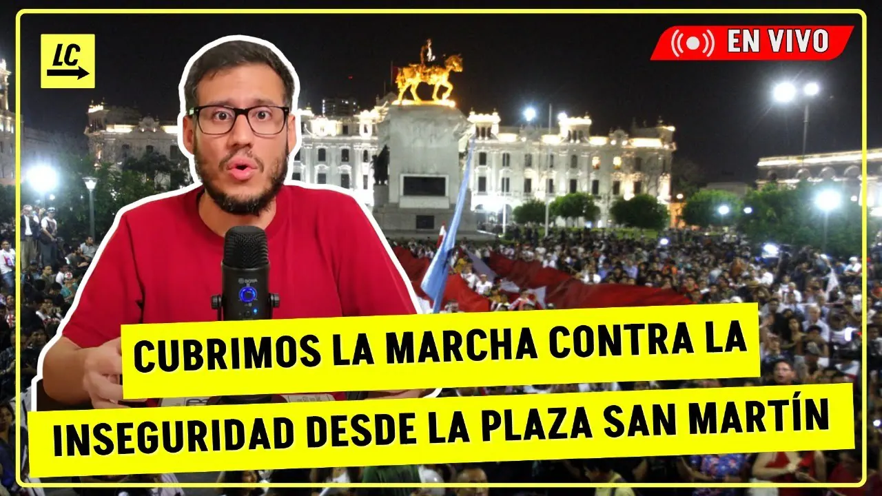 Reproducir: CUBRIMOS LA MARCHA CONTRA LA INSEGURIDAD EN LA PLAZA SAN MARTÎN - EN VIVO 21/03