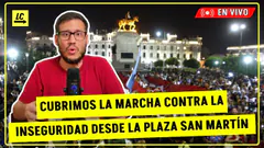 CUBRIMOS LA MARCHA CONTRA LA INSEGURIDAD EN LA PLAZA SAN MARTÎN - EN VIVO 21/03