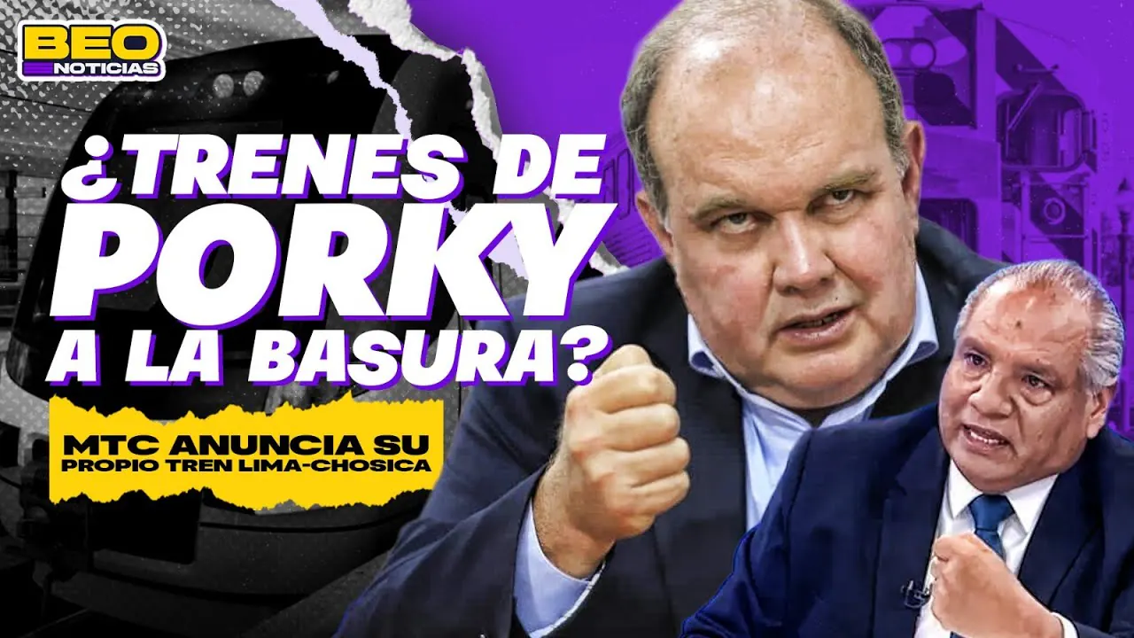 Reproducir: ¿TRENES DE LÓPEZ ALIAGA A LA BASURA? | MILLONARIA MULTA A ALIANZA LIMA | BEO NOTICIAS 🟣