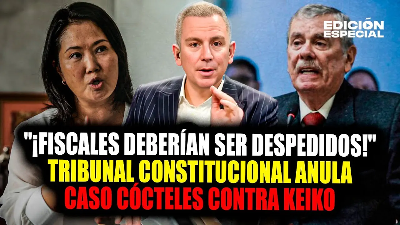 Reproducir: #EnVivo Tribunal Constitucional anula investigación contra Keiko Fujimori en caso 'Cócteles'